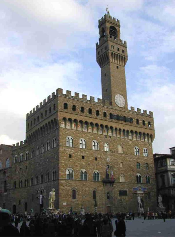 ENTRADA AL PALAZZO VECCHIO - FLORENCIA - ITALIA